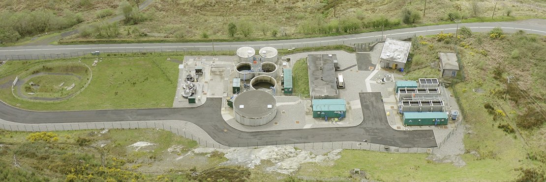 Picture shows modular treat plants at Lough Talt Co Sligo Ireland.