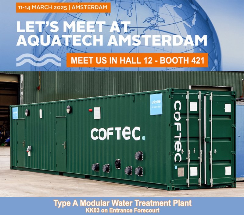 Coftec Exhibiting at Aquatech Amsterdam 2025